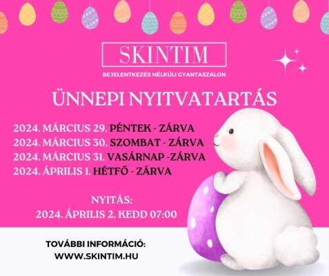 Húsvéti nyitvatartásunk