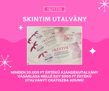 Adventi akció a SKINTIM ajándékutalványokra