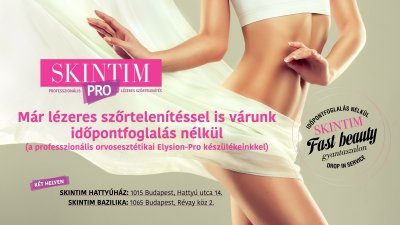 Nyárindító akció a lézeres szőrtelenítésre a SKINTIM szalonokban!