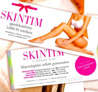 Legjobb ajándékötlet a SKINTIM utalvány